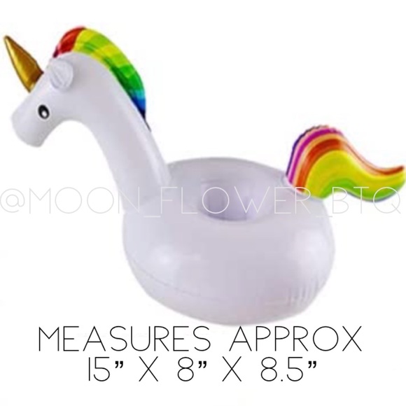 Inflatable Unicorn Drink Holder - Picture 3 of 3